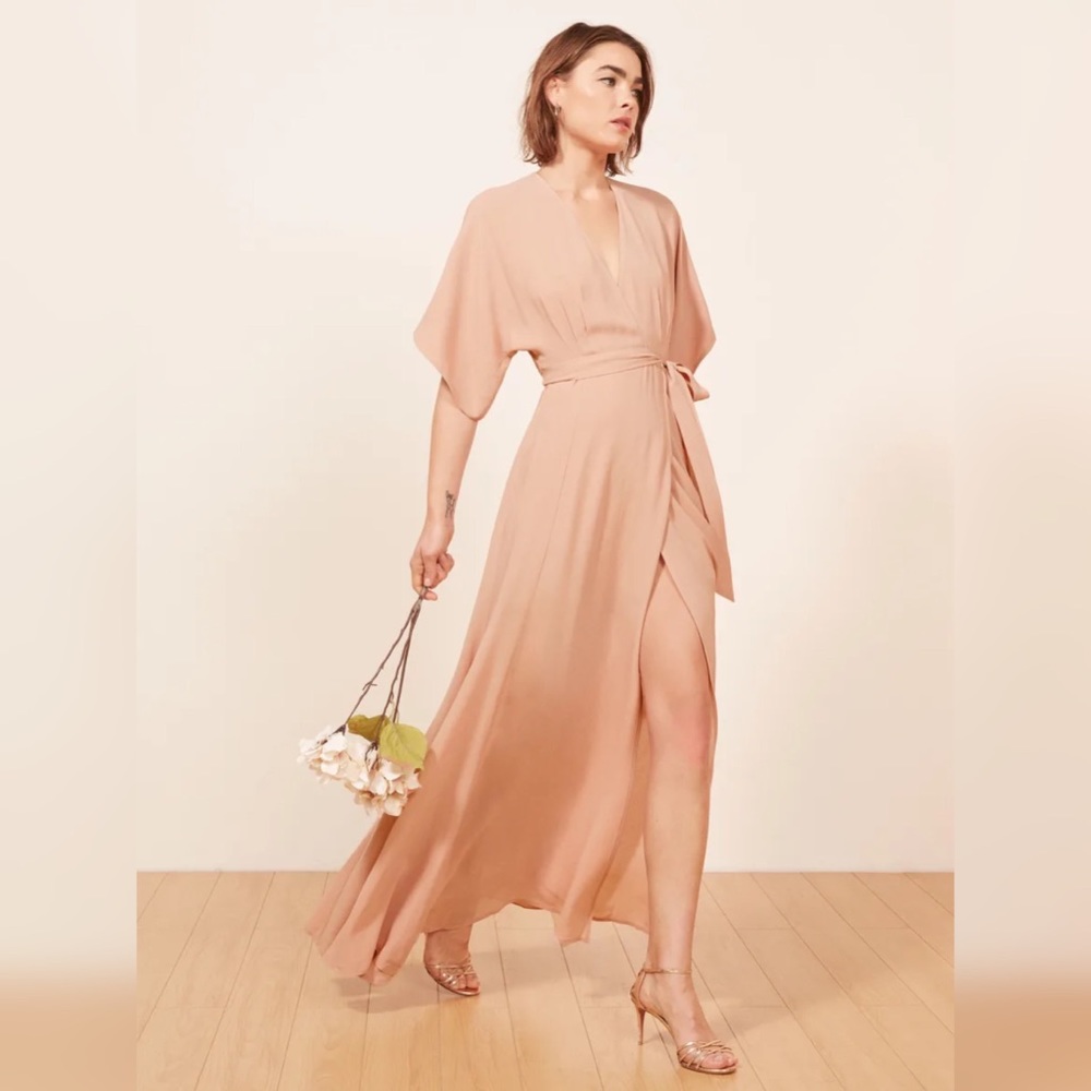 Reformation Winslow dress in Nude (size XS)